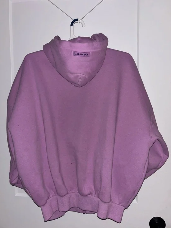 Comfrt Full Zip Hoodie - Pastels Collection Lilac - Size S - Picture 3 of 5